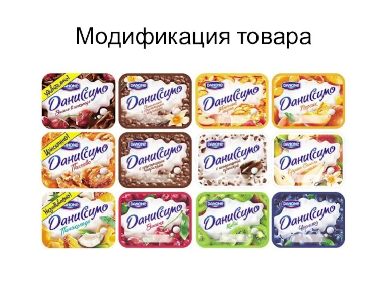 Модификация товара