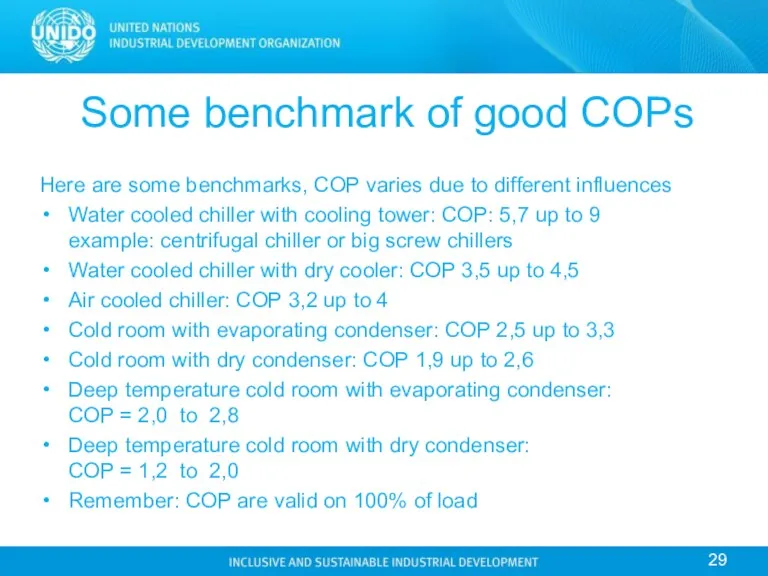 Some benchmark of good COPs Here are some benchmarks, COP