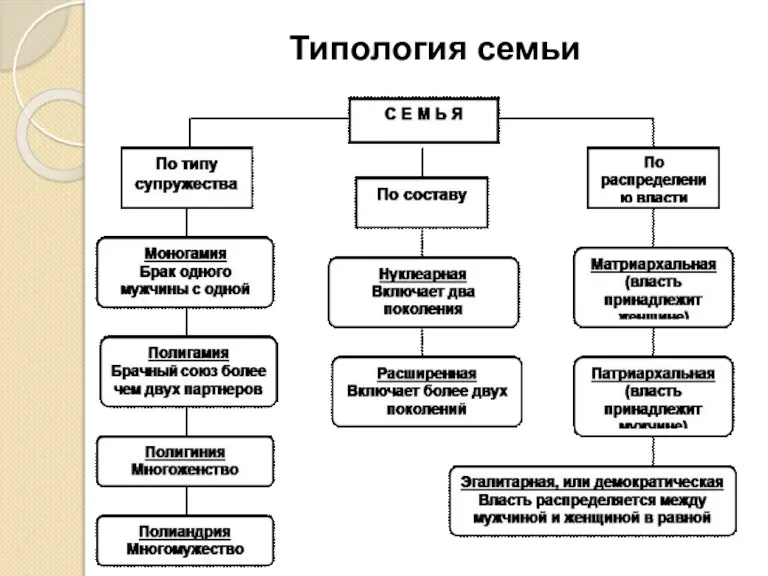 Типология семьи