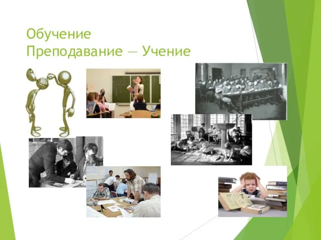 Обучение Преподавание — Учение