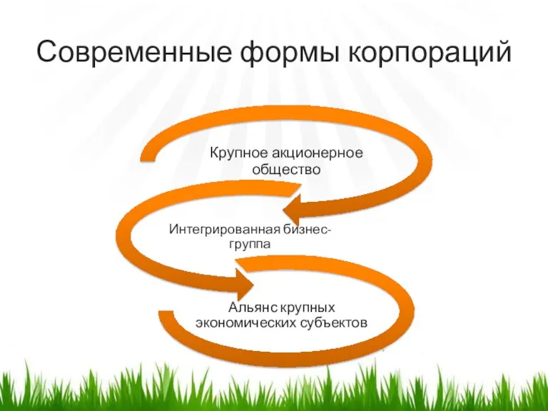 Современные формы корпораций