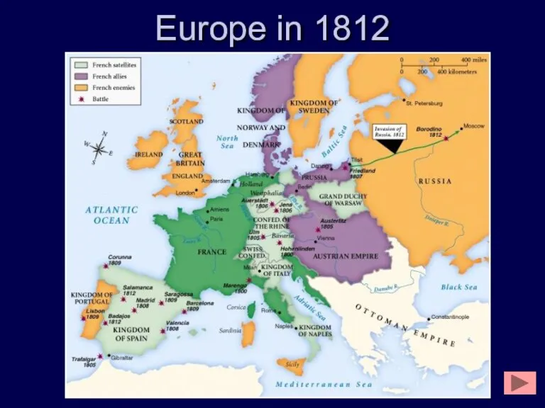 Europe in 1812