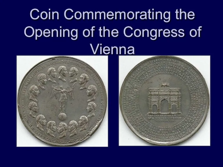 Coin Commemorating the Opening of the Congress of Vienna