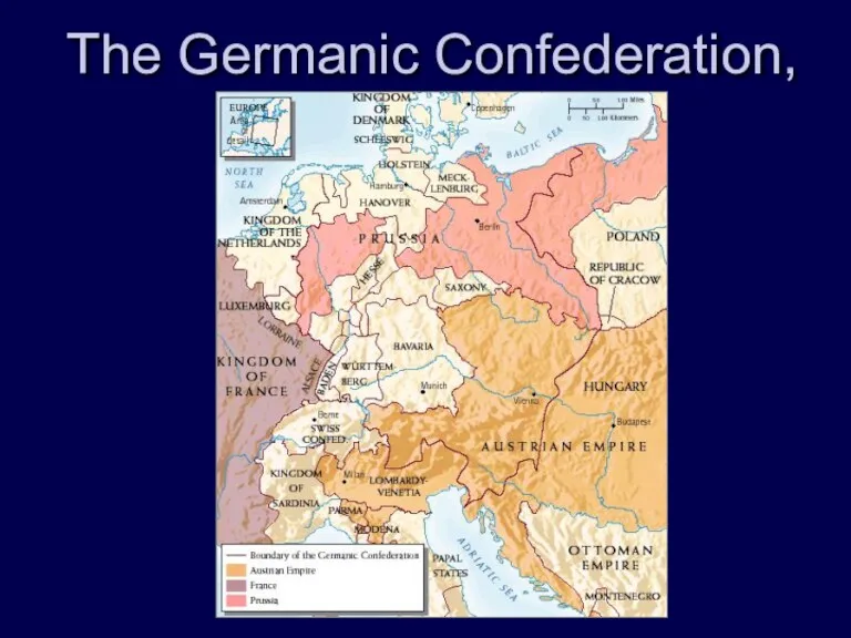 The Germanic Confederation, 1815