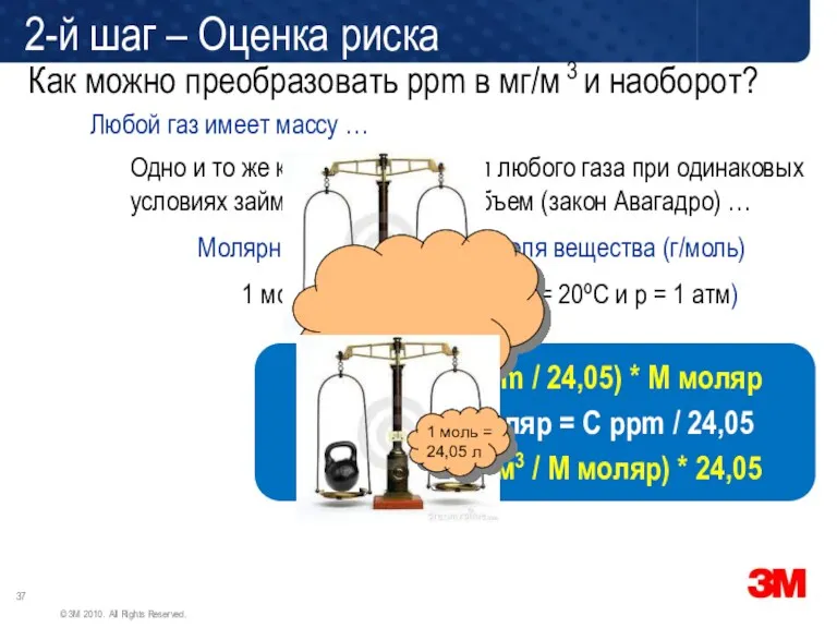 Как можно преобразовать ppm в мг/м 3 и наоборот? C