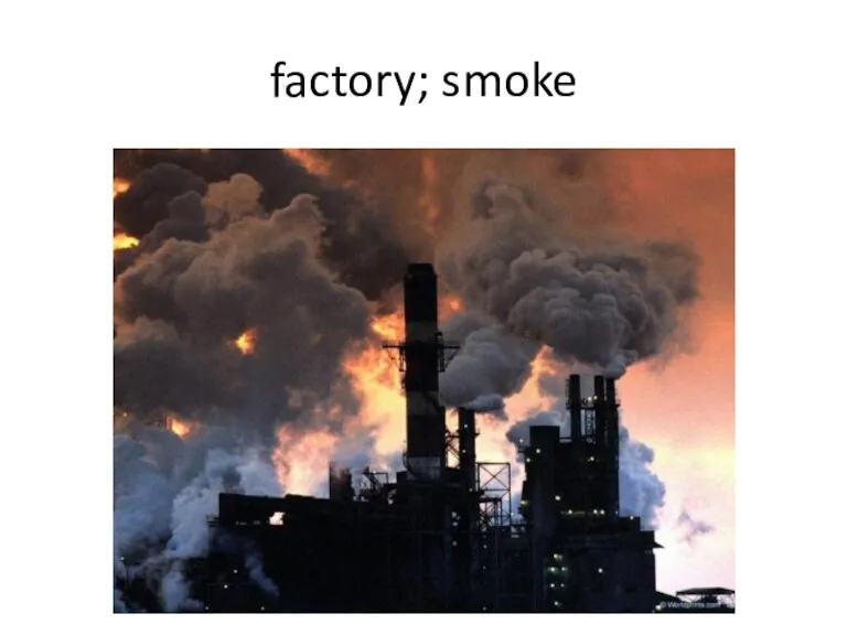 factory; smoke