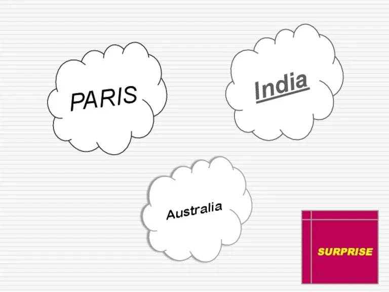 PARIS India Australia SURPRISE