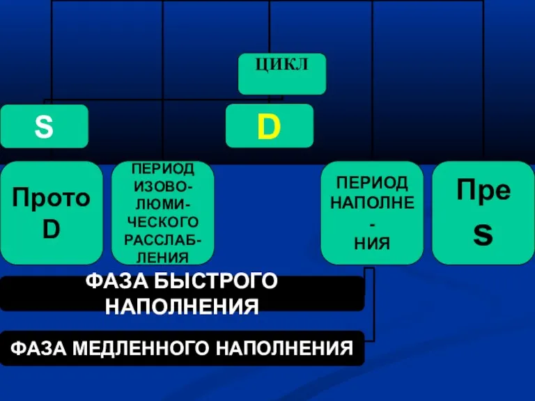 ФАЗА БЫСТРОГО НАПОЛНЕНИЯ ФАЗА МЕДЛЕННОГО НАПОЛНЕНИЯ