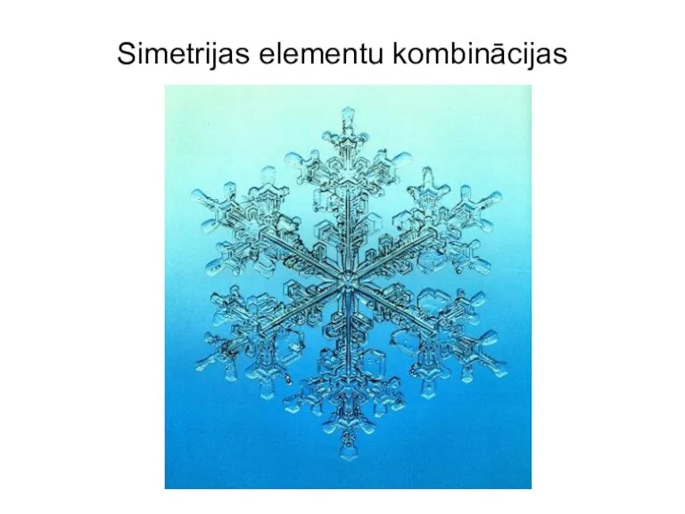 Simetrijas elementu kombinācijas