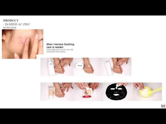 PRODUCT - Dr.MIND AC ZINC POWDER When Intensive Soothing care is needed Place