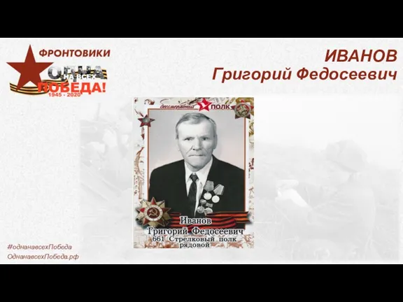 ИВАНОВ Григорий Федосеевич