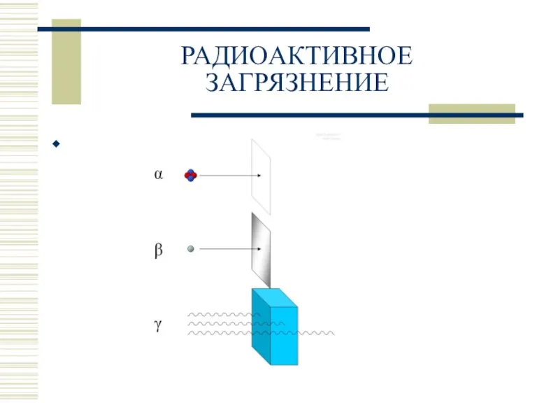 РАДИОАКТИВНОЕ ЗАГРЯЗНЕНИЕ