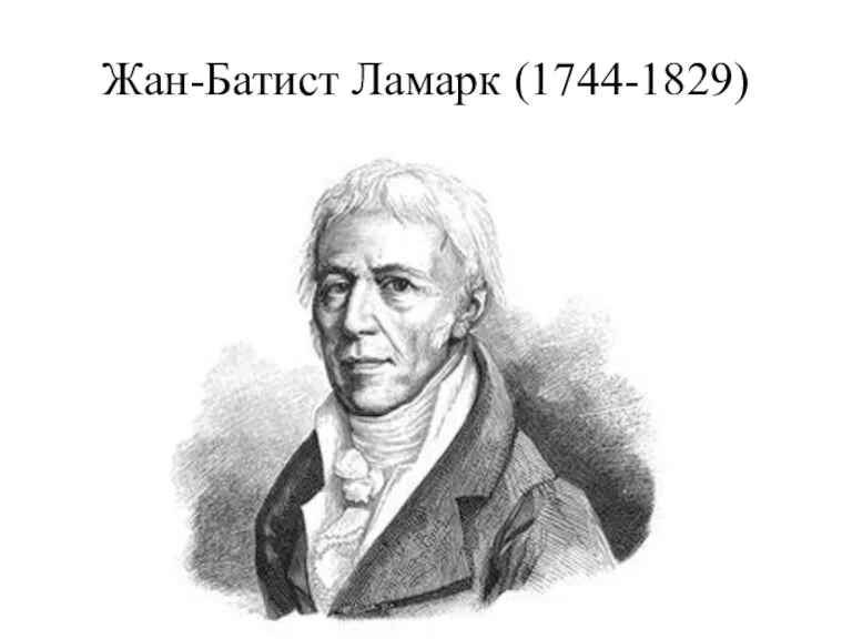 Жан-Батист Ламарк (1744-1829)
