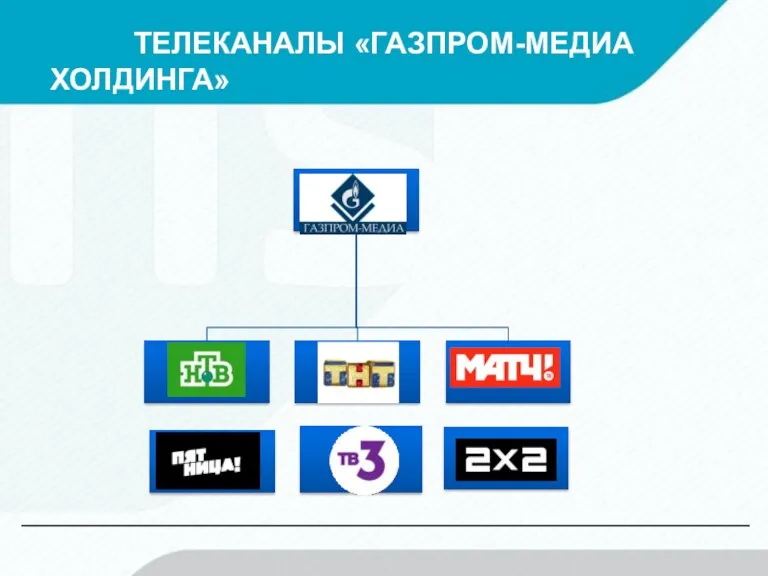 ТЕЛЕКАНАЛЫ «ГАЗПРОМ-МЕДИА ХОЛДИНГА»