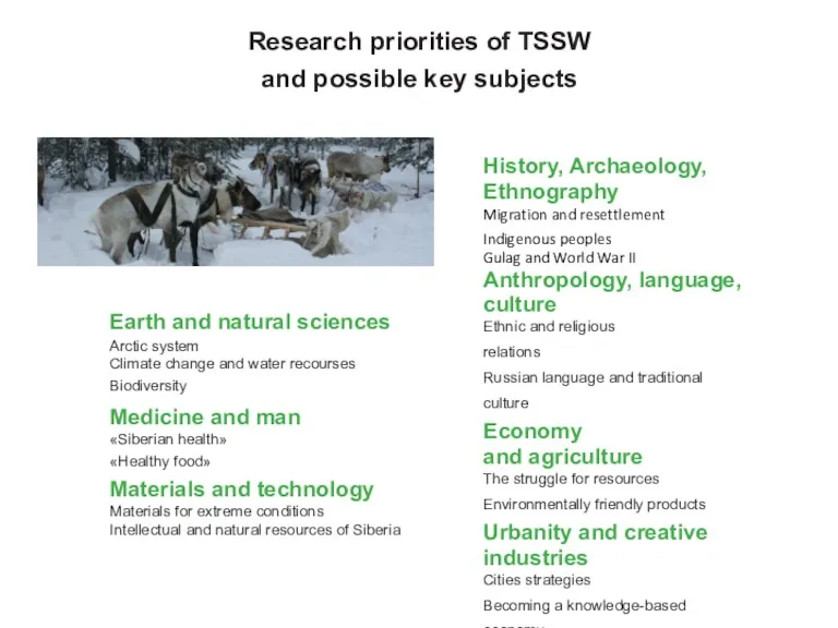 Earth and natural sciences Arctic system Climate change and water