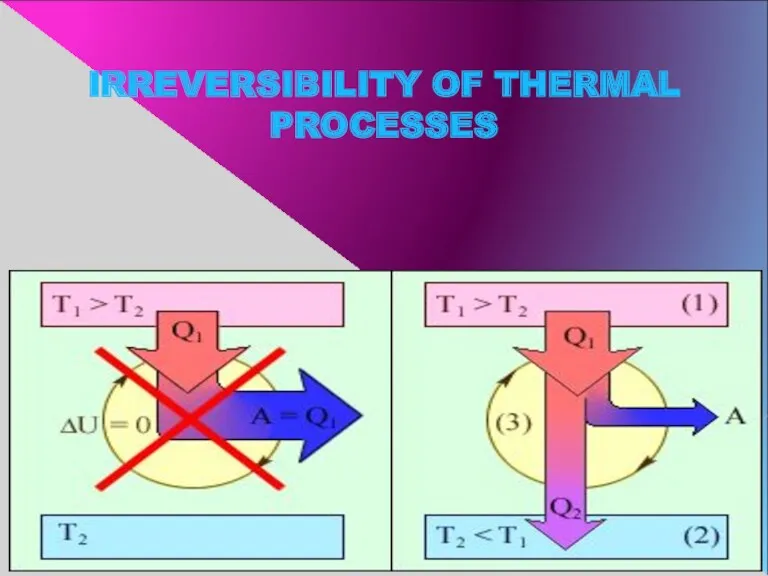 IRREVERSIBILITY OF THERMAL PROCESSES