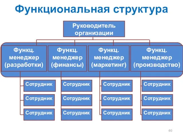 Функциональная структура Сотрудник Сотрудник Сотрудник Сотрудник Сотрудник Сотрудник Сотрудник Сотрудник Сотрудник Сотрудник Сотрудник