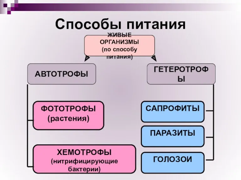 Способы питания