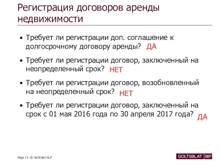 Регистрация договоров аренды недвижимости Требует ли регистрации доп. соглашение к