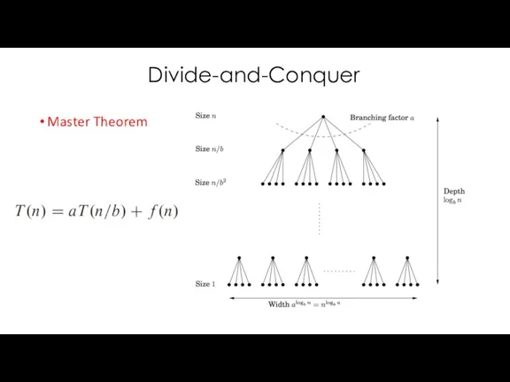 Divide-and-Conquer Master Theorem