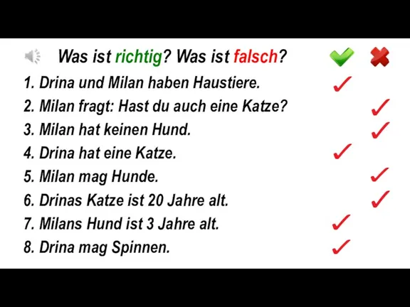 Was ist richtig? Was ist falsch?