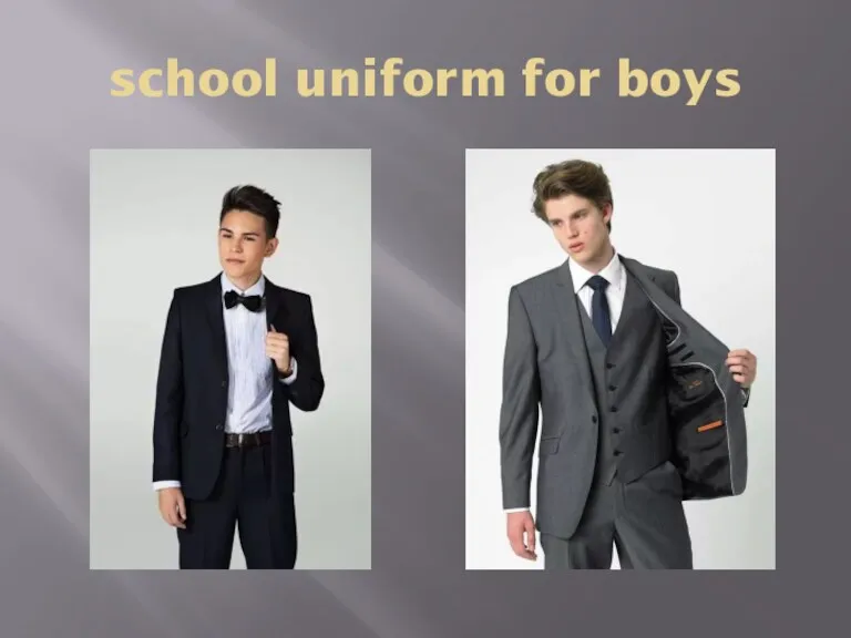 school uniform for boys