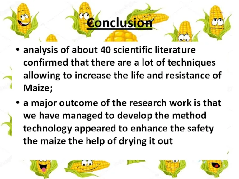 Conclusion analysis of about 40 scientific literature confirmed that there