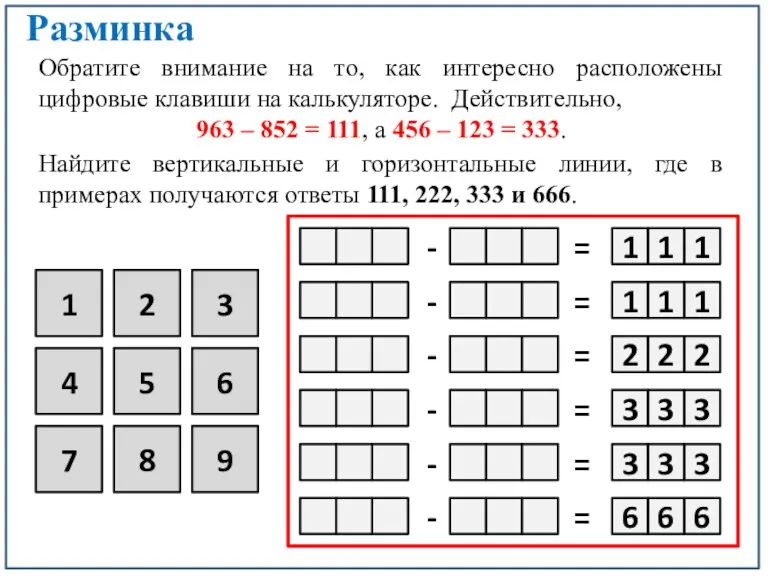 Обратите внимание на то, как интересно расположены цифровые клавиши на