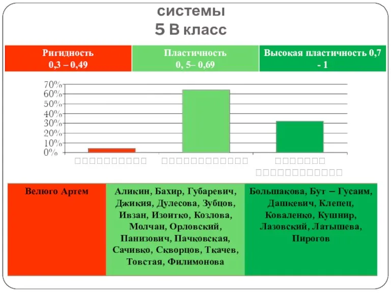 Ригидность – пластичность нервной системы 5 В класс