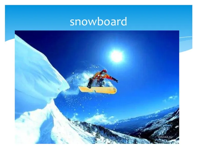 snowboard