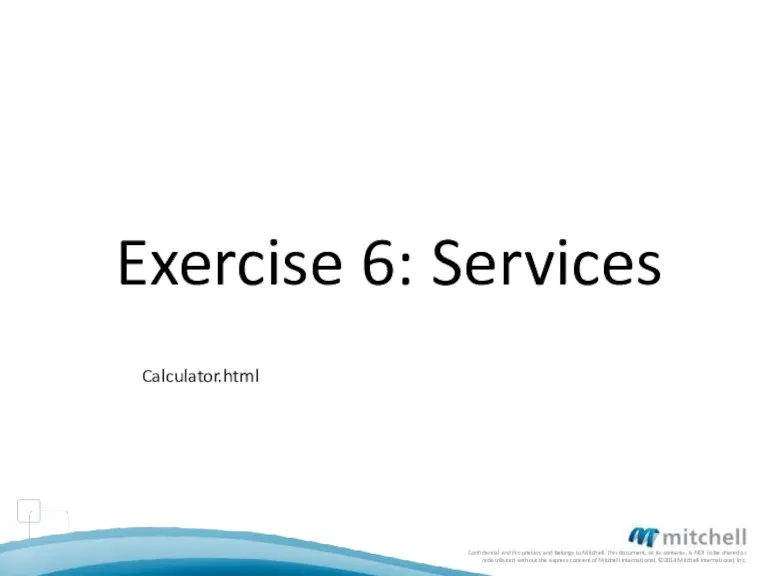 Exercise 6: Services Calculator.html