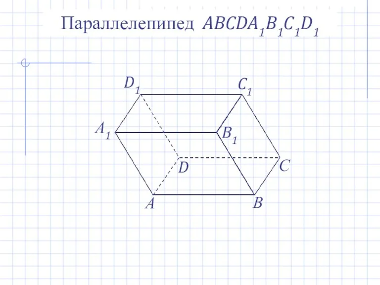 Параллелепипед ABCDA1B1C1D1