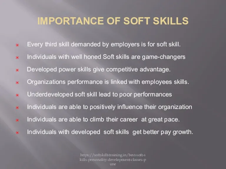 IMPORTANCE OF SOFT SKILLS Every third skill demanded by employers