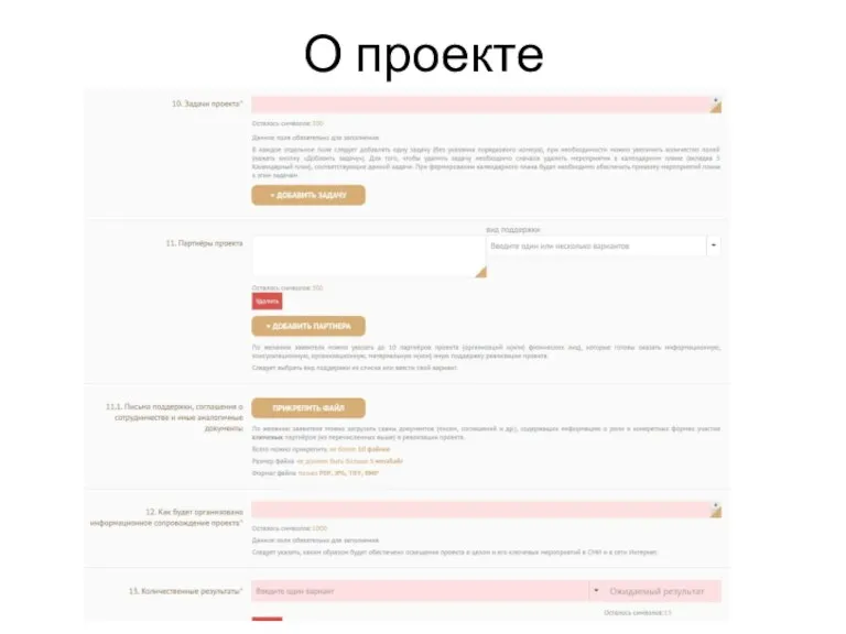 О проекте