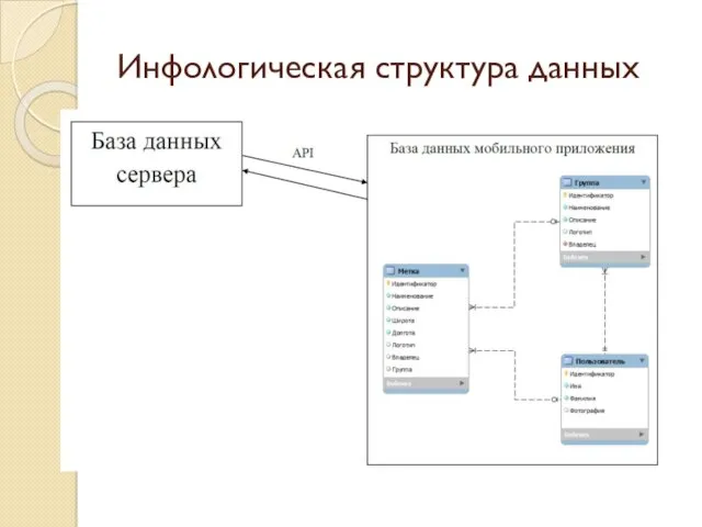 Инфологическая структура данных