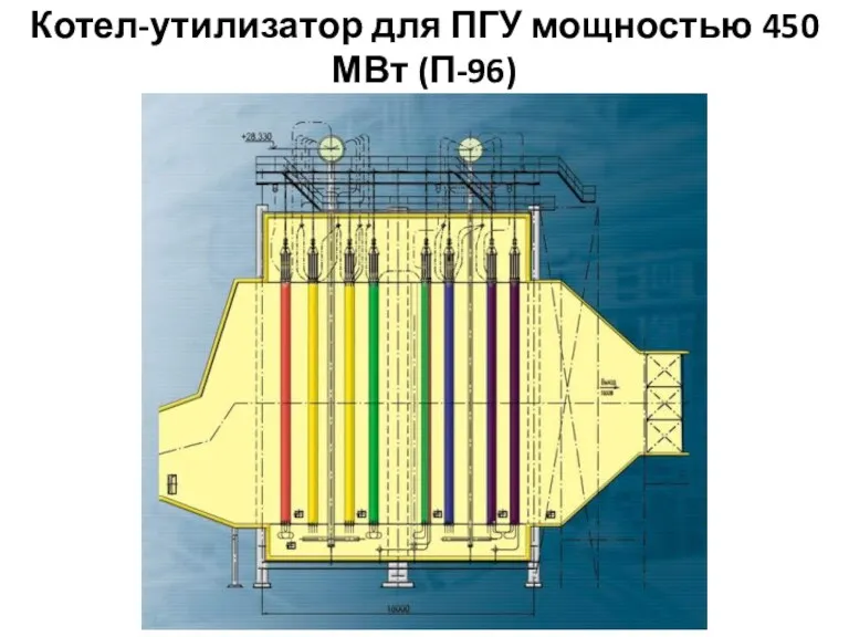 Котел-утилизатор для ПГУ мощностью 450 МВт (П-96)