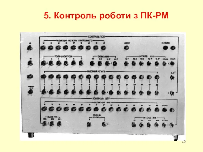 5. Контроль роботи з ПК-РМ