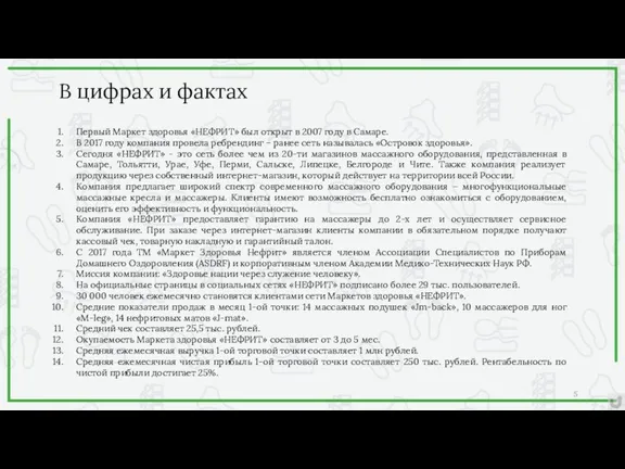 В цифрах и фактах Первый Маркет здоровья «НЕФРИТ» был открыт в 2007 году