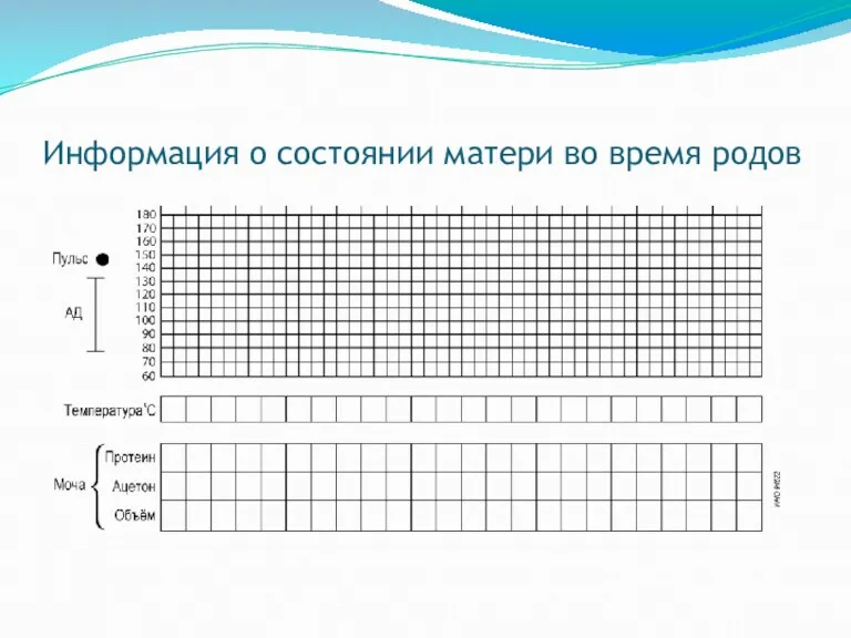 Информация о состоянии матери во время родов