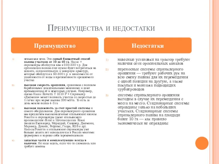 Преимущества и недостатки невысокая цена. Это самый бюджетный способ полива