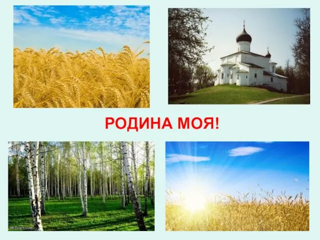 РОДИНА МОЯ!