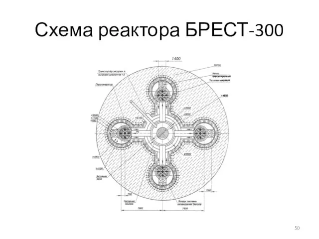 Схема реактора БРЕСТ-300