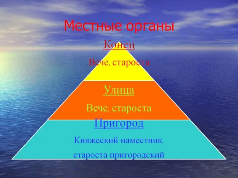 Местные органы