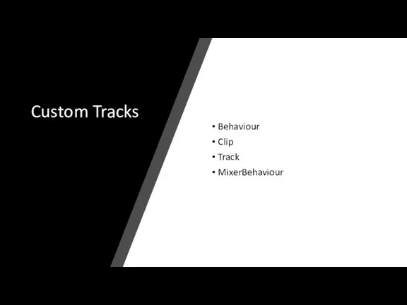 Custom Tracks Behaviour Clip Track MixerBehaviour