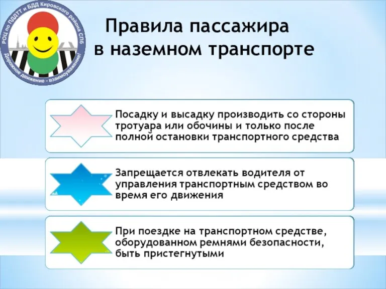 Правила пассажира в наземном транспорте