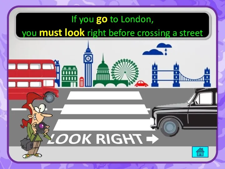 If you go to London, you must look right before crossing a street