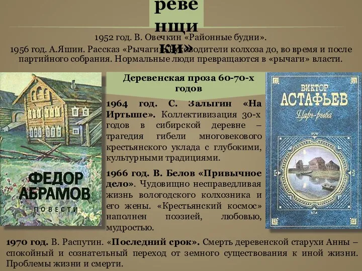 1964 год. С. Залыгин «На Иртыше». Коллективизация 30-х годов в