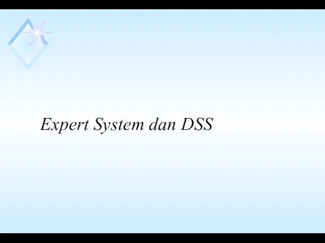 Expert System dan DSS