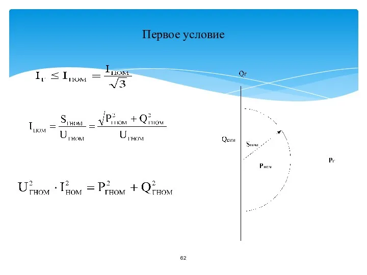 Первое условие