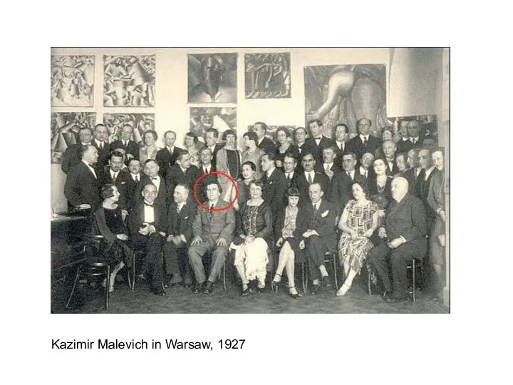 Kazimir Malevich in Warsaw, 1927